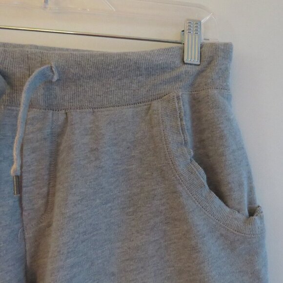 NORMA KAMALI Wide Leg Sweatpants Joggers in Heathered Gray Lounge - Size M - Picture 6 of 14